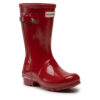 Гумени ботуши Hunter Original Kids Gloss JFT6000RGL Червен цвят на ниска цена