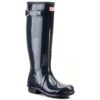 Гумени ботуши Hunter Original Tall Gloss WFT1000RGL Тъмносин цвят на ниска цена