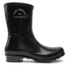 Гумени ботуши KARL LAGERFELD KL47075S Черен цвят на ниска цена