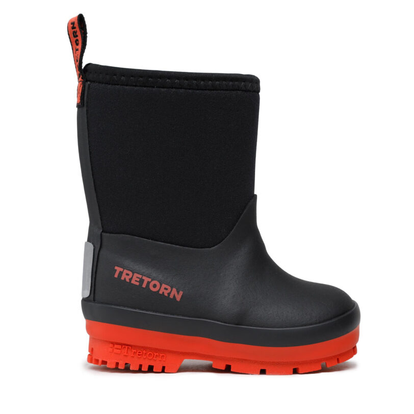 Гумени ботуши Tretorn Kulig Neoprene 47329417 Черен цвят на ниска цена