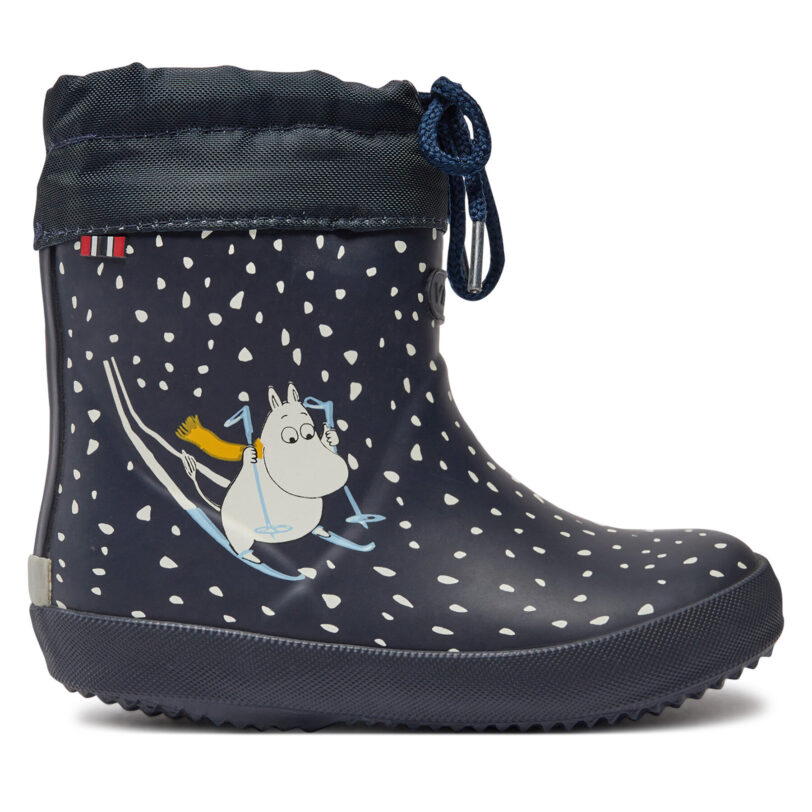 Гумени ботуши Viking Alv Indie Warm Moomin 1-13520-5 Тъмносин цвят на ниска цена