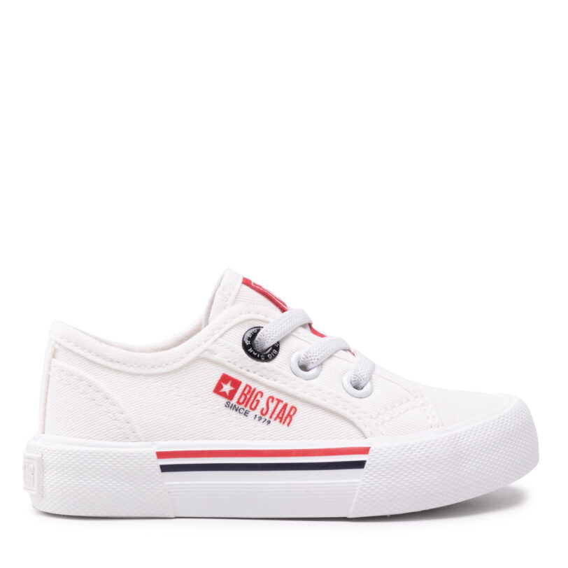 Гуменки Big Star Shoes JJ374165 Бял цвят на ниска цена