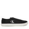 Гуменки Calvin Klein Jeans Ess Vulc Low Cv Mg Wn YW0YW01762 Черен цвят на ниска цена