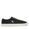 Гуменки Calvin Klein Jeans Ess Vulc Low Mg Canvas YM0YM01209 Черен цвят на ниска цена