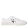 Гуменки Calvin Klein Jeans Essential Vulcanized 1 YM0YM00306 Бял цвят на ниска цена