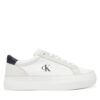 Гуменки Calvin Klein Jeans Vulc Flatform Mg Nylon Mix YW0YW01896 Бял цвят на ниска цена
