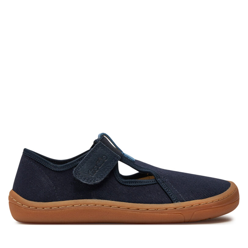Гуменки Froddo Barefoot Canvas T G1700380 D Тъмносин цвят на ниска цена