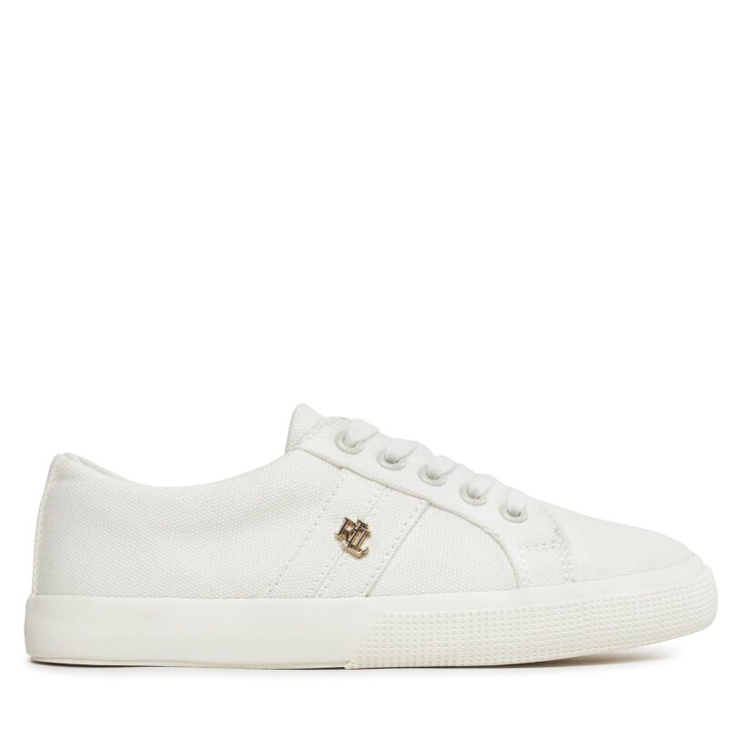 Гуменки Lauren Ralph Lauren Janson II 802804598001 Бял цвят на ниска цена