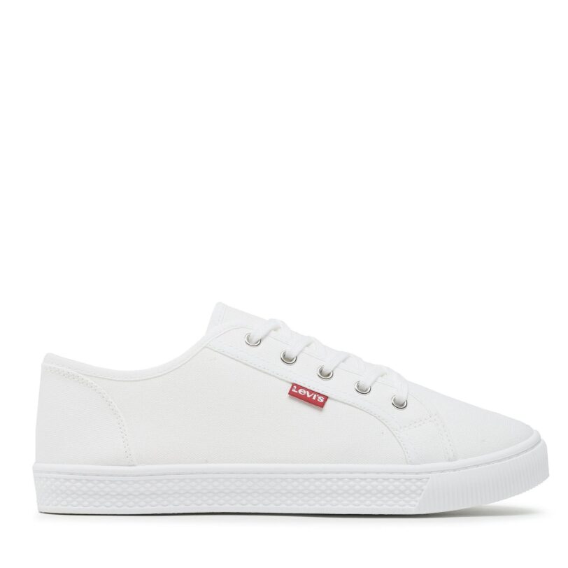 Гуменки Levi's® 225832-1733-50 Бял цвят на ниска цена