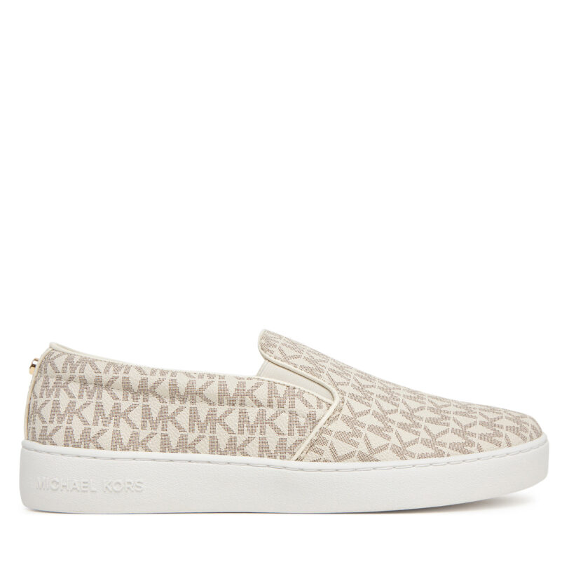 Гуменки MICHAEL Michael Kors Keaton Slip On 43F7KTFP1B Бежов цвят на ниска цена