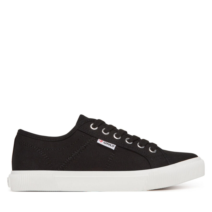 Гуменки ONLY Shoes Onlnicola 15318098 Черен цвят на ниска цена
