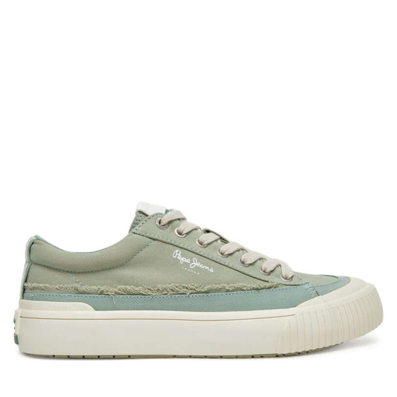 Гуменки Pepe Jeans Ben Fresh W PLS31589 Зелен цвят на ниска цена