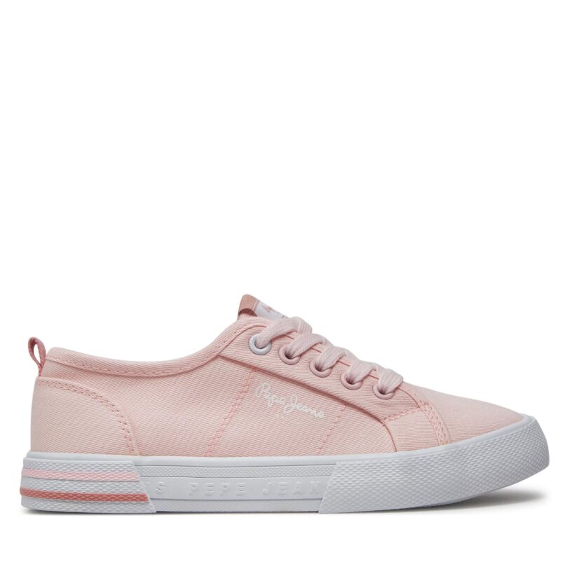 Гуменки Pepe Jeans Brady Basic G PGS30604 Розов цвят на ниска цена