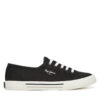 Гуменки Pepe Jeans Brady Basic W PLS31287 Черен цвят на ниска цена