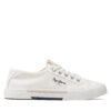 Гуменки Pepe Jeans Brady Girl Basic PGS30543 Бял цвят на ниска цена