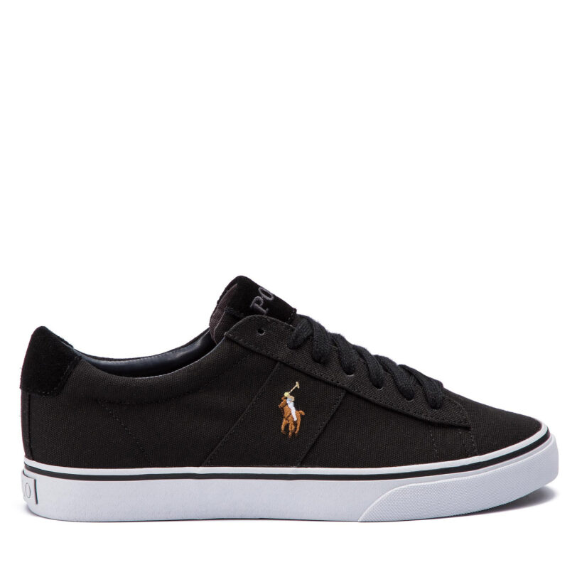 Гуменки Polo Ralph Lauren Sayer 816749369001 Черен цвят на ниска цена