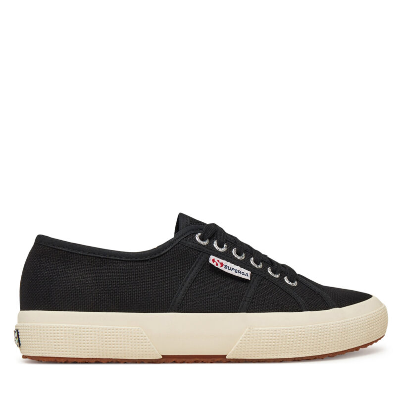 Гуменки Superga 2750 COTU Черен цвят на ниска цена