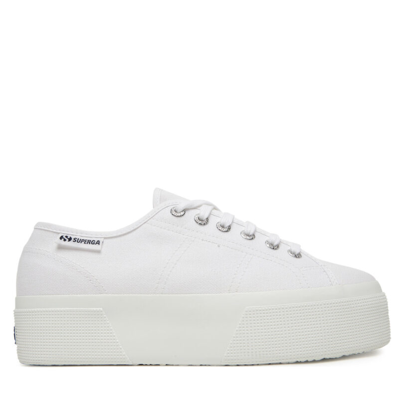 Гуменки Superga 3790 Platform S3134MW Бял цвят на ниска цена