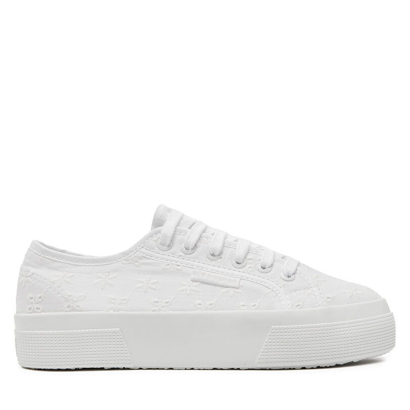 Гуменки Superga Flower Sangallo 2740 S2148KW Бял цвят на ниска цена