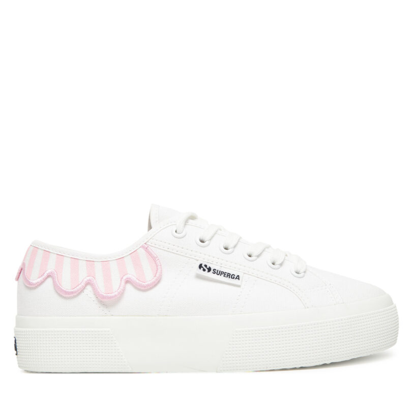 Гуменки Superga S6135FW 3740 Бял цвят на ниска цена