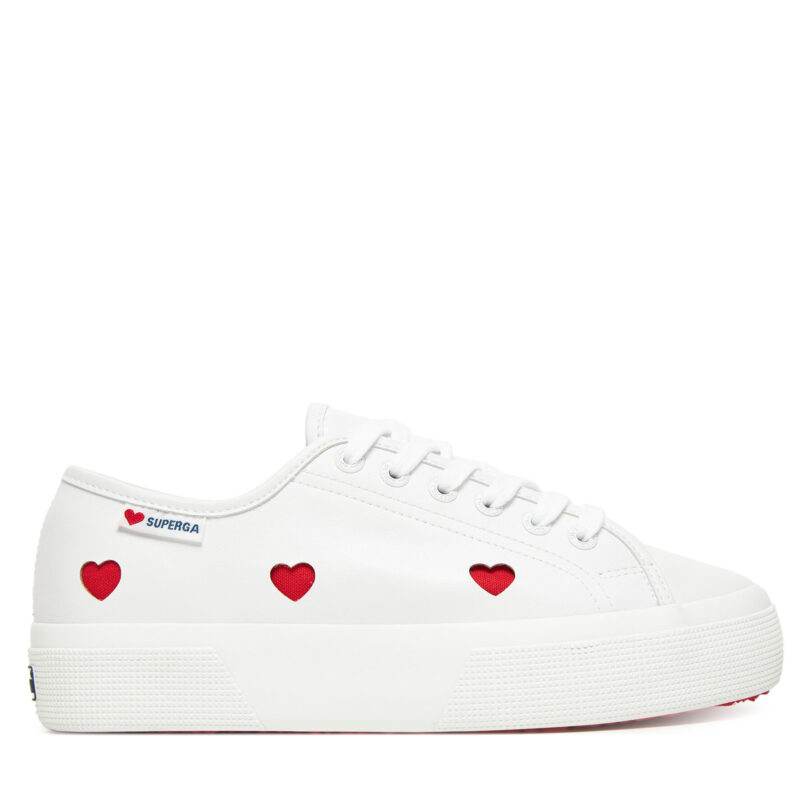 Гуменки Superga S8137HW 3740 Бял цвят на ниска цена