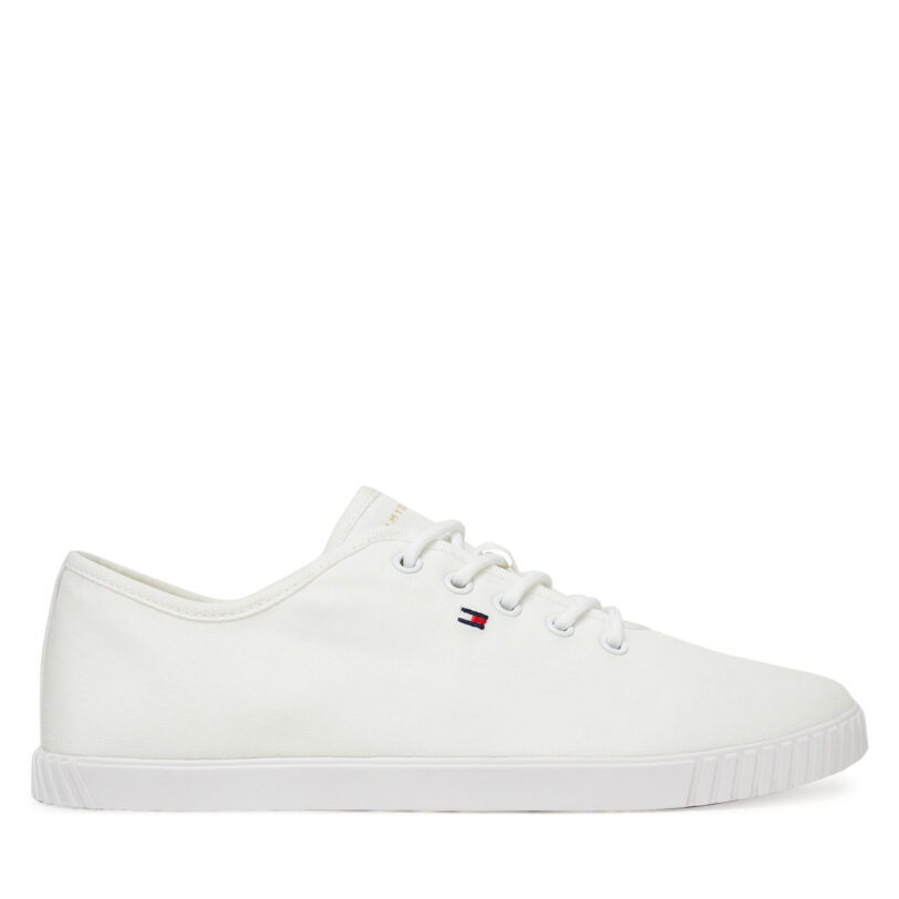 Гуменки Tommy Hilfiger FW0FW08641 Бял цвят на ниска цена