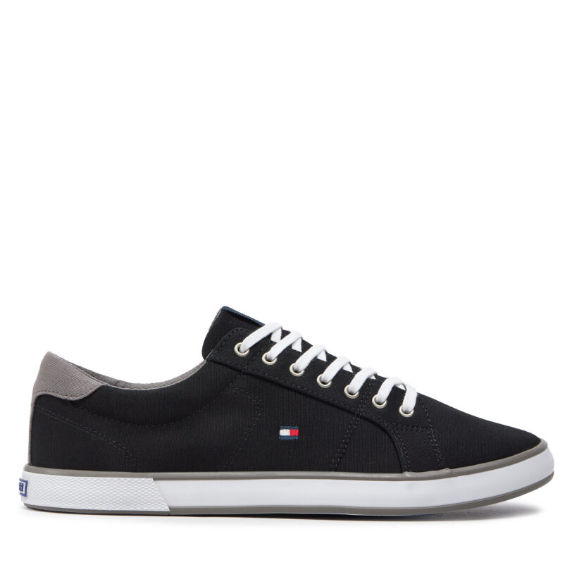 Гуменки Tommy Hilfiger Harlow 1D FM0FM00596 Черен цвят на ниска цена