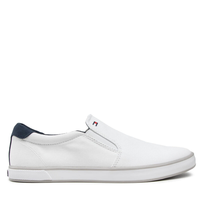 Гуменки Tommy Hilfiger Harlow 2D FM0FM00597 Бял цвят на ниска цена