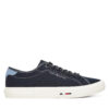 Гуменки Tommy Hilfiger Hi Vulc Street Canvas FM0FM05515 Тъмносин цвят на ниска цена