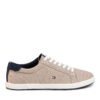 Гуменки Tommy Hilfiger Iconic Long Lace Sneaker FM0FM01536AEP Бежов цвят на ниска цена