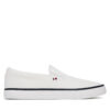 Гуменки Tommy Hilfiger Th Hi Vulc Core Low Ii Slipon FM0FM05514 Бял цвят на ниска цена