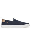 Гуменки Tommy Hilfiger Vulc Canvas Slip-On Sneaker FW0FW08645 Тъмносин цвят на ниска цена