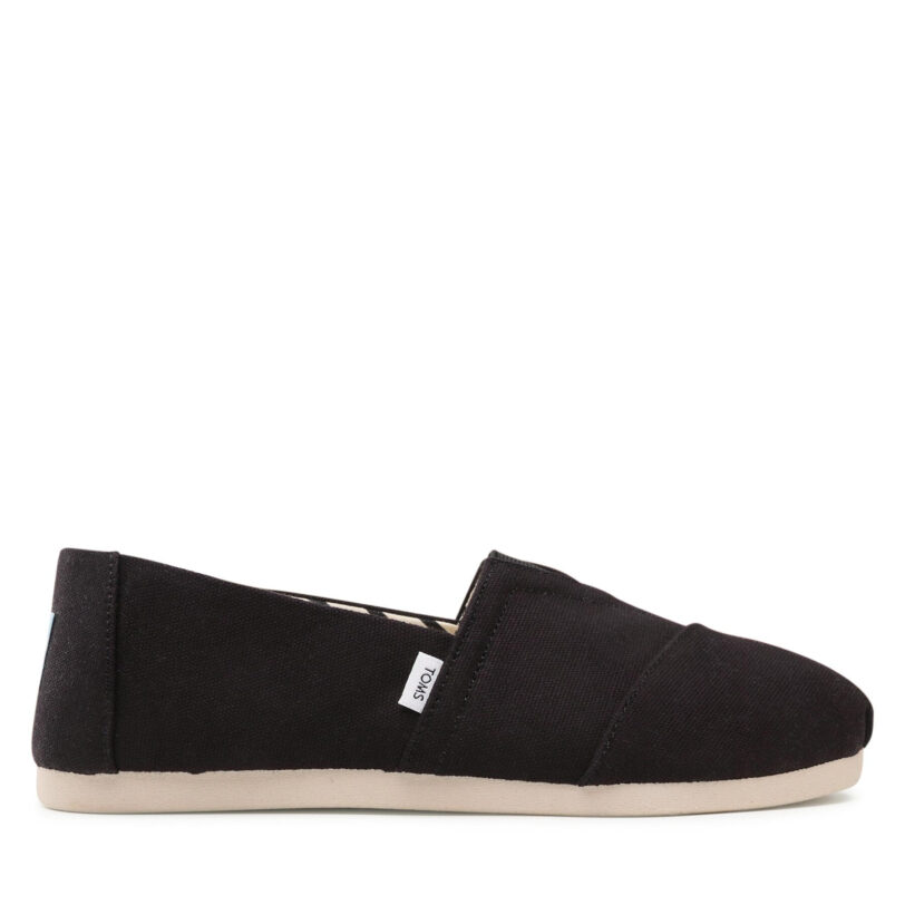 Гуменки Toms Alpargata 10017676 Черен цвят на ниска цена