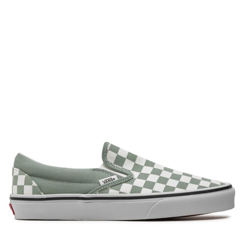 Гуменки Vans Classic Slip-On VN000BVZCJL1 Зелен цвят на ниска цена