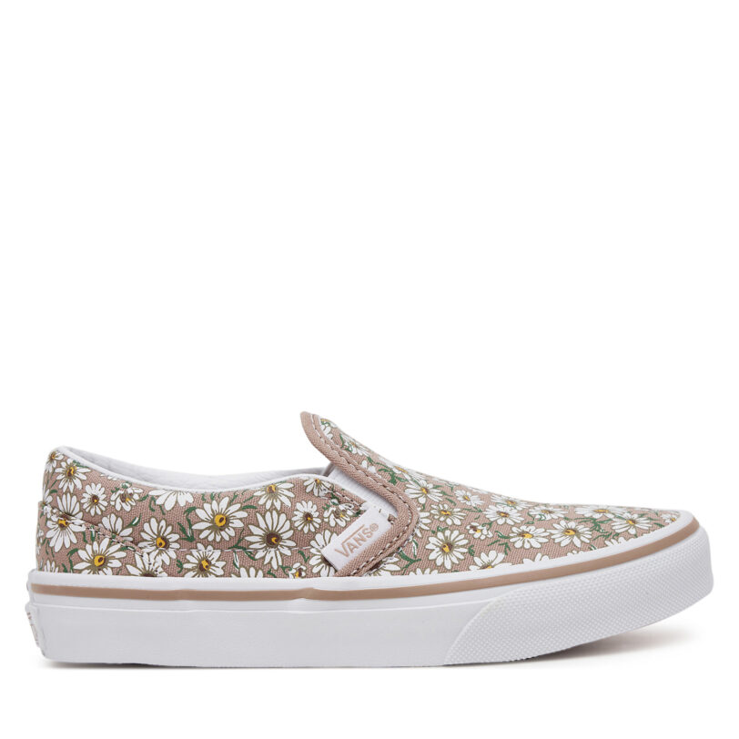Гуменки Vans Classic Slip-On VN000D0JBF21 Бежов цвят на ниска цена