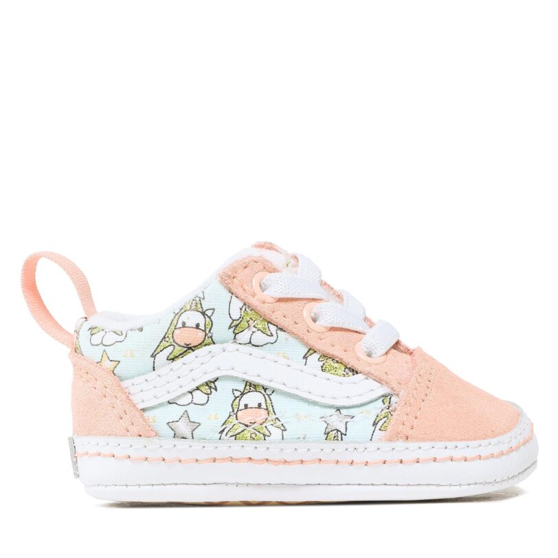 Гуменки Vans Old Skool Crib VN0A3U8KPNK1 Розов цвят на ниска цена