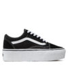 Гуменки Vans Old Skool Stac VN0A7Q5M6BT1 Черен цвят на ниска цена