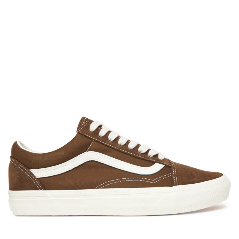 Гуменки Vans Old Skool VN000D7ZCHS1 Кафяв цвят на ниска цена