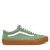 Гуменки Vans Old Skool VN000D9Y17P1 Зелен цвят на ниска цена
