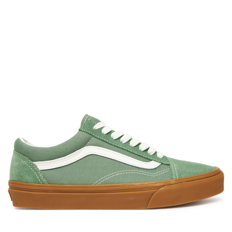 Гуменки Vans Old Skool VN000D9Y17P1 Зелен цвят на ниска цена