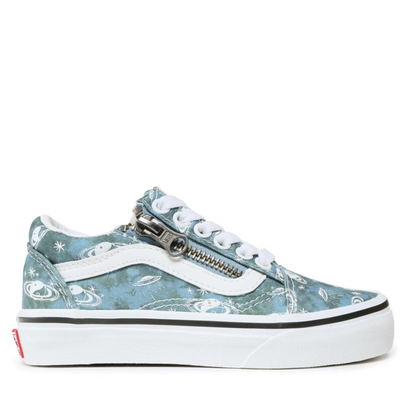 Гуменки Vans Old Skool Zip VN0A2XSM4481 Светлосиньо цвят на ниска цена
