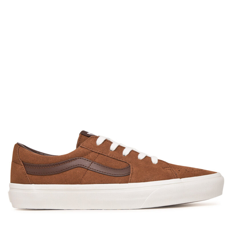 Гуменки Vans Sk8-Low VN0009QRBRO1 Кафяв цвят на ниска цена