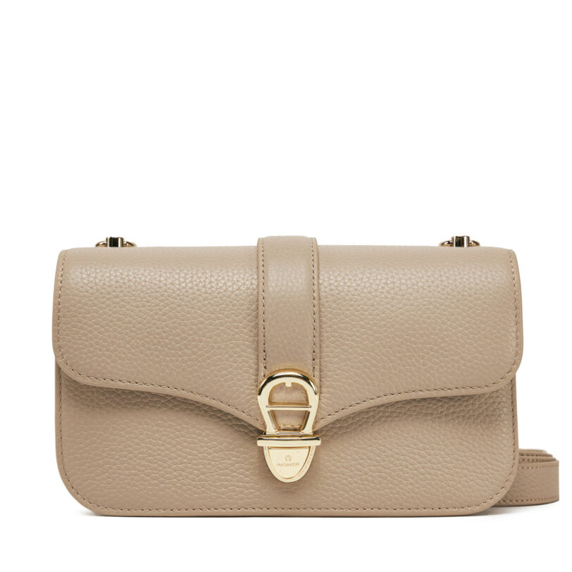 Дамска чанта Aigner 132411 Бежов цвят на ниска цена