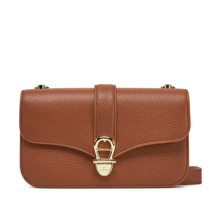 Дамска чанта Aigner 132411 Кафяв цвят на ниска цена