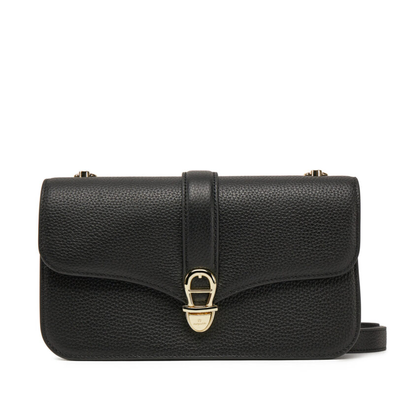 Дамска чанта Aigner 132412 Черен цвят на ниска цена