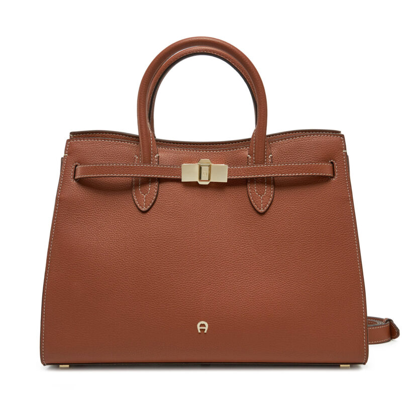 Дамска чанта Aigner 133007 Кафяв цвят на ниска цена