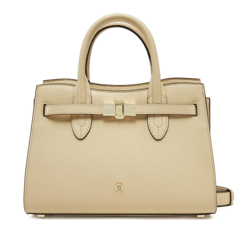 Дамска чанта Aigner 133008 Бежов цвят на ниска цена