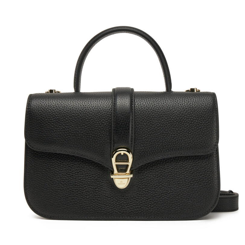 Дамска чанта Aigner 133051 Черен цвят на ниска цена
