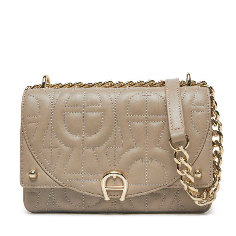 Дамска чанта Aigner 135315 Сив цвят на ниска цена