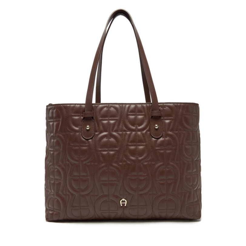 Дамска чанта Aigner 137074 Кафяв цвят на ниска цена